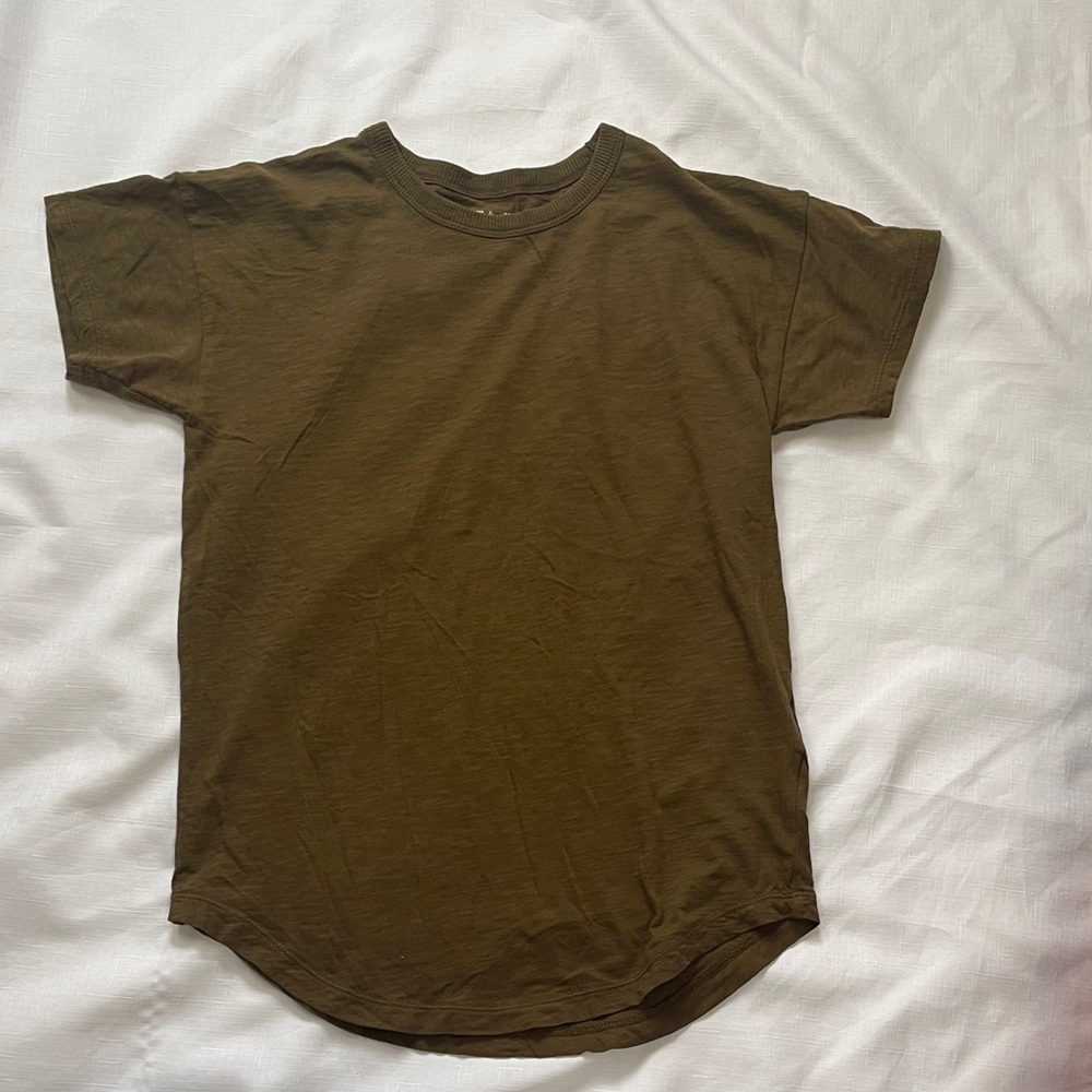 Madewell Olive Short Sleeve Tee